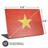 Vietnam Flag Distressed Universal Laptop 12in (9.8 x 6.8in) Skin